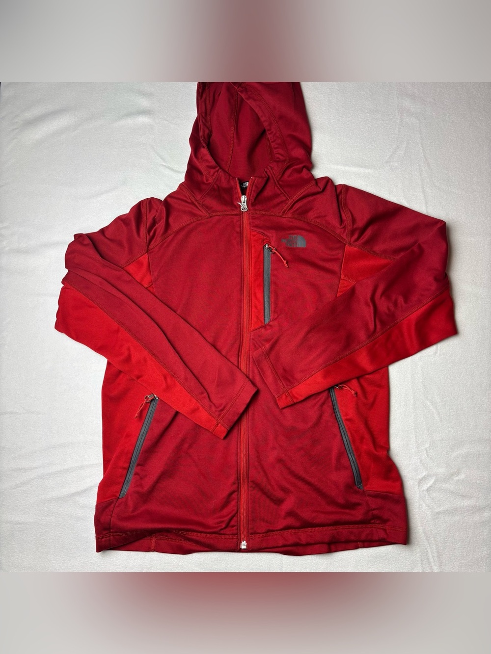 The North Face Men's Red Hooded Lightweight Jacket